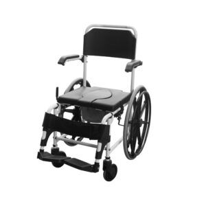 SILLA DE DUCHA CON INODORO AUTOPROPULSABLE