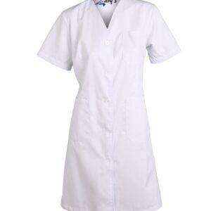 BATA MUJER C/PICO M/C BLANCA