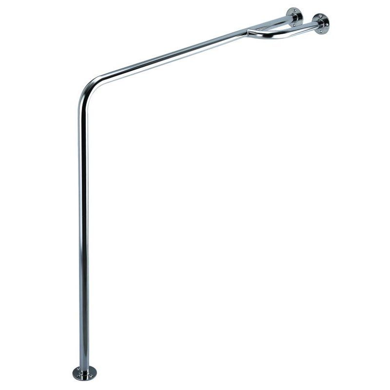ASIDERO SUELO-PARED, ACERO INOXIDABLE